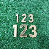 Golden English  Clock Numbers